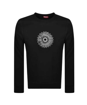 60% Baumwolle, 40% Polyester. Design: bedruckt. Saum: gerippt. Rundhalsausschnitt, gerippt. Langärmlig. Bündchen: gerippt. Zum Überziehen.