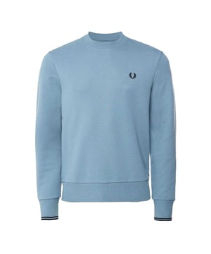 79% Baumwolle, 21% Polyester. Design: bedruckt. Saum: gerippt. Rundhalsausschnitt. Langärmlig. Bündchen: gerippt, Mit kontrastfarbenen Streifen. Zum Überziehen. XS: 86,36 cm. S: 93,98 cm. M: 102 cm. L: 109 cm.