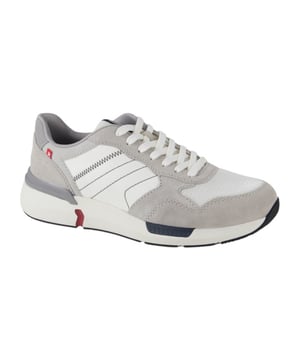 
Rieker U1401-80  sneakers heren in de kleur wit materiaal suède maat 41 binnenvoering Textiel materiaal zool Rubber