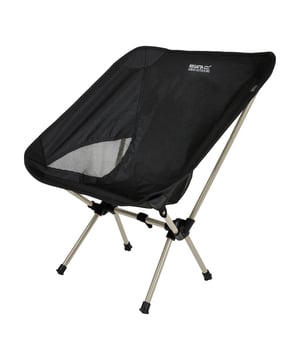 50% Staal, 40% Polyester, 10% Plastic. Ontwerp: Logo, afgedrukt. Compact, Gemakkelijk In elkaar te zetten, Opvouwbaar, Inpakker, Stalen Frame. Stoftechnologie: Duurzaam. Lichtgewicht, Stevig. Gewichtscapaciteit: 100kg. Inhoud: 1 Opbergtas. Geschikt voor: Trekking.