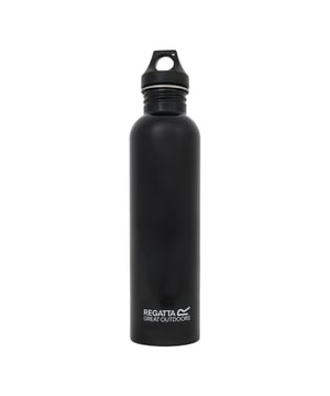 85% Roestvrij staal, 12% Polypropyleen, 3% Silicone. Duurzaam. Lekvrij, schroefdeksel, brede mond. Ontwerp: Logo, eenvoudig. Capaciteit: 1L.