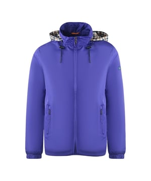 100% Polyester. Design: Plain. Fabric Technology: Lightweight, Windproof. Cuff: Elasticated. Neckline: Hooded, Standing Collar. Sleeve-Type: Long-Sleeved. Hood Features: Hidden Hood, Toggle Adjuster. Pockets: 2 Side Pockets, Zip. Fastening: Full Zip. S: 36 in. M: 38 in. L: 40 in. XL: 42 in. XXL: 44 in.