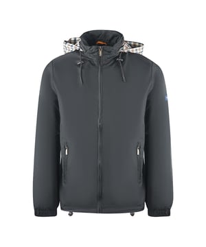 100% Polyester. Ontwerp: Effen. Stoffentechnologie: Lichtgewicht, Winddicht. Manchet: Elastisch. Halslijn: Met Kap, Rechtopstaande Kraag. Mouwtype: Lange Mouwen. Capuchonfunctie: Verborgen Kap, Verstelbare Toggle. Zakjes: 2 Zijzakken, Rits. Sluiting: Volledige Rits. S: 36 in. M: 38 in. L: 40 in. XL: 42 in. XXL: 44 in.