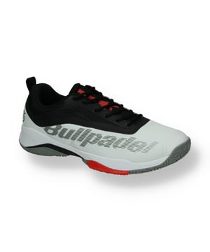 
Bullpadel Tennis padel Padel Padel schoenen van het materiaal en in de kleur Wit-zwart.