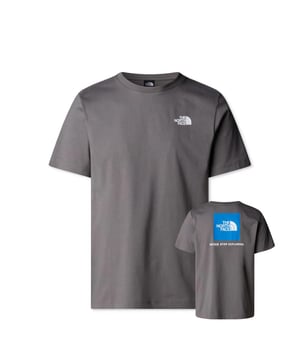 The bestselling T-shirt by The North Face never goes out of style, making it a must for sunny days in the great outdoors.
Features: 
Pressed plastisol print at front and back 
Classic-length short-sleeve t-shirt with crew neck 

100% Cotton Single Jersey / 160.0 G