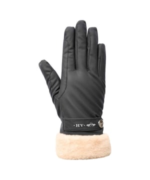 
Modieuze handschoen met zacht en warm kunstbont bij de pols. Met metalen HV Polo-munt bij het bandje. 40% polyurethane 55% polyester 5% elastane
Lining: 100% polyester
