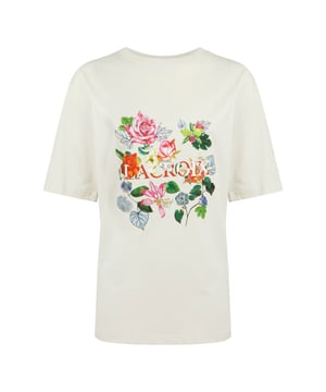 
100% Katoen. Stof: Coolweave, Jersey. Ontwerp: Bloemen, Logo, Mouwprint, Tekst. Halslijn: Crew Neck, Ribbed. Mouwtype: Korte mouwen. Zoom: Split. Stoftechnologie: Ademend. 160 g/m². Duurzaamheid: Duurzame materialen.