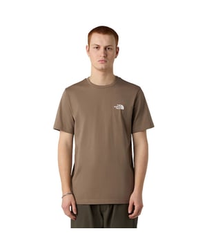 
The North Face SS Simple Dome Casual T-shirt Heren Bruin S