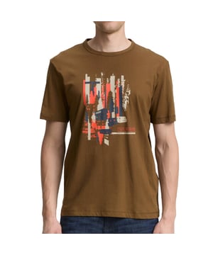 
<p>Casual heren T-shirt met ronde hals en print van het merk Tom Tailor.</p>
<ul>
<li>Regular fit</li>
<li>100% Katoen</li>
</ul>
