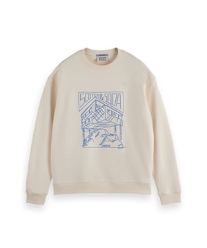 
Scotch & Soda Sweatshirt 181521 in de kleur Licht beige