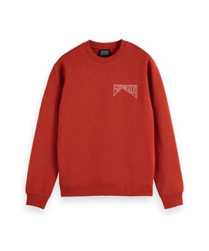 
Scotch & Soda Sweatshirt 181285 in de kleur Midden rood