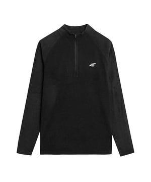 
100% Polyester. Stof: Microfleece, Soft Touch. Ontwerp: Logo, eenvoudig. Stof Technologie: 4FWarm Technologie, Lichtgewicht. Kinbeschermer. Mouwtype: Raglan met lange mouwen, Raglan met lange mouwen. Halslijn: Staande Kraag. Zakken: 2 Zijzakken, 1 Borstzak. Sluiting: Pull Over, Kwart Rits. M: 40 in. L: 42,5 in.