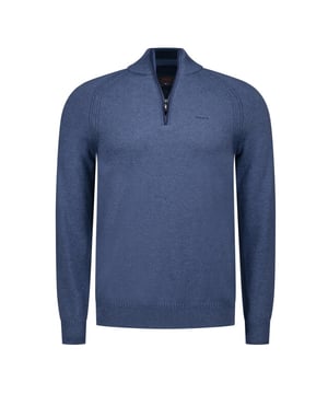 
<p>Katoenen heren trui van NZA met een staande kraag voorzien van een ritssluiting.</p>
<ul>
<li>Modern fit</li>
<li>100% Katoen</li>
</ul>