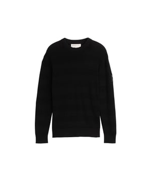 
basic structured crewneck knit