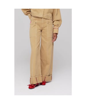 
Harper & Yve Pantalon AW25Z100 MADELYNN in de kleur Licht bruin