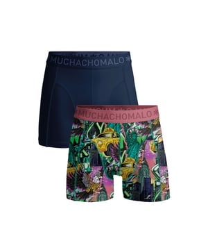 
<p>Ervaar ultiem comfort en stijl met Muchachomalo katoenen boxershorts. Gemaakt van hoogwaardig katoen, bieden deze boxershorts een ongeëvenaarde zachtheid. Het ademende materiaal zorgt voor een fris gevoel de hele dag door, terwijl de nauwsluitende pasvorm optimale ondersteuning biedt.</p>
<p>Of je nu een actieve dag hebt of ontspant, Muchachomalo boxershorts houden je comfortabel en zelfverzekerd. Kies voor kwaliteit, kies voor Muchachomalo.</p> Materiaal: 95% Cotton / 5% Elastane - 210 gram 
Wasinstructies: Wassen op 30 graden,Niet in de droger,Strijken op matig warme stand (2 stippen) Kleur: Blauw,Print