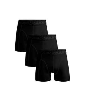 
<p>Ervaar ultiem comfort en stijl met Muchachomalo katoenen boxershorts. Gemaakt van hoogwaardig katoen, bieden deze boxershorts een ongeëvenaarde zachtheid. Het ademende materiaal zorgt voor een fris gevoel de hele dag door, terwijl de nauwsluitende pasvorm optimale ondersteuning biedt.</p>
<p>Of je nu een actieve dag hebt of ontspant, Muchachomalo boxershorts houden je comfortabel en zelfverzekerd. Kies voor kwaliteit, kies voor Muchachomalo.</p> Materiaal: 95% Cotton / 5% Elastane - 210 gram 
Wasinstructies: Wassen op 30 graden,Niet in de droger,Strijken op matig warme stand (2 stippen) Kleur: Zwart
