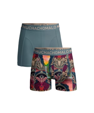 
<p>Ervaar ultiem comfort en stijl met Muchachomalo katoenen boxershorts. Gemaakt van hoogwaardig katoen, bieden deze boxershorts een ongeëvenaarde zachtheid. Het ademende materiaal zorgt voor een fris gevoel de hele dag door, terwijl de nauwsluitende pasvorm optimale ondersteuning biedt.</p>
<p>Of je nu een actieve dag hebt of ontspant, Muchachomalo boxershorts houden je comfortabel en zelfverzekerd. Kies voor kwaliteit, kies voor Muchachomalo.</p> Materiaal: 95% Cotton / 5% Elastane - 210 gram 
Wasinstructies: Wassen op 30 graden,Niet in de droger,Strijken op matig warme stand (2 stippen) Kleur: Blauw,Print