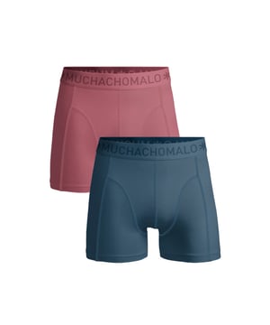 
<p>Ervaar ultiem comfort en stijl met Muchachomalo katoenen boxershorts. Gemaakt van hoogwaardig katoen, bieden deze boxershorts een ongeëvenaarde zachtheid. Het ademende materiaal zorgt voor een fris gevoel de hele dag door, terwijl de nauwsluitende pasvorm optimale ondersteuning biedt.</p>
<p>Of je nu een actieve dag hebt of ontspant, Muchachomalo boxershorts houden je comfortabel en zelfverzekerd. Kies voor kwaliteit, kies voor Muchachomalo.</p> Materiaal: 95% Cotton / 5% Elastane - 210 gram 
Wasinstructies: Wassen op 30 graden,Niet in de droger,Strijken op matig warme stand (2 stippen) Kleur: Blauw,Roze