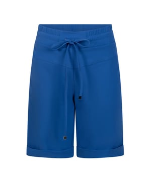 
Ervaar het ultieme comfort met de Zoso Travel Short Bowie in opvallend Strong Blue. Deze modieuze korte broek is perfect voor de moderne vrouw die graag actief blijft.Extra details 2 Steekzakken 2 Klepzakken aan de achterkant AantrekkoordMateriaal:80% polyamide  20% elastaanWasvoorschrift:Machinewas max. Fijnwas 30 graden Celsius. Niet in droger