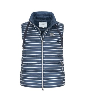 
* Gewatteerde bodywarmer
* Regular fit, kortere lengte
* Ritssluiting aan de voorkant met merkritssluiting
* Ritszakken met merkrits
* Windvanger en kinbeschermer
* Badge op de borst
* Merkkoord bij de kraag
* Binnenzak 100% polyester