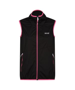 
Materiaal: 100% polyester. Stof: Softshell, Stretch. Ontwerp: Contrasterende details, Logo. Stoftechnologie: Ademend, DWR Finish, Lichtgewicht, Waterafstotend, Waterdicht, Windbestendig, Winddicht, XPT. Binnenritsbescherming, Stretchboord aan armsgaten en zoom. Mouwtype: Mouwloos. Halsuitsnijding: Staande Kraag, Stretch Binding. Zakken: 2 onderste zakken, ritssluiting. Bevestiging: Volledige ritssluiting. 10000g/m²/24hrs.