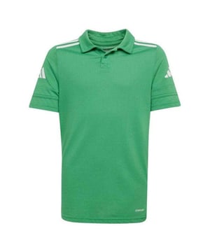 
65% gerecycleerd polyester, 35% katoen. Ontwerp: Logo, Streepjesdetail. Bevestiging: Trek aan de achterkant. Mouwtype: Korte mouwen. Halsuitsnijding: Omgeslagen kraag. Stoftechnologie: Aeroready, Vochtafvoerend, Sneldrogend. Knoopsluiting met 2 knopen. Geschikt: Regelmatig. 12-13 jaar: 34 in. 14-15 jaar: 36 in. 8-9 jaar: 28 in. 10-11 jaar: 30,5 in. 6-7 jaar: 25 in.
