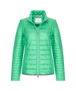 
* 2-in-1 Gewatteerde jas / bodywarmer
* Afneembare mouwen
* Windvanger & kinbeschermer
* Merkartwork op de windvanger
* 2-weg ritsluiting met merkrits
* Blinde ritszakken
* Badge op de mouw 100% polyester