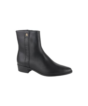 
Tommy Hilfiger FW0FW08980-BDS  enkellaarzen gekleed dames in de kleur zwart materiaal leer maat 37 binnenvoering Textiel materiaal zool Rubber