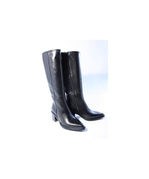 
Merk: MJUS, Model: Laarzen, Materiaal: Leer, Hakhoogte: 6 cm, Kleur: Zwart