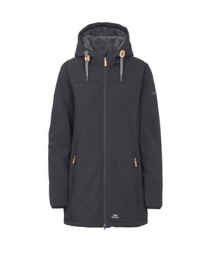 
Vaste verstelbare capuchon 2 zakken met rits Bindende manchetten Kin bescherming Contrastgebonden nepbont op de rug 96% polyester, 4% elastaan TPU-membraan.