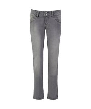 Deze slim fit jeans van het merk LTB Jeans is gemaakt van stretchdenim. Het 5pocket model heeft een hoge taille en heeft een rits en knoopsluiting.Extra details zijn: Knoop en ritssluiting Slimfit Riemlussen Hoge taille 5 Pocket modelMateriaal:92% Katoen  6% Polyester  2% ElastaanWasvoorschrift:Machinewas max. Fijnwas 30 graden Celsius. Niet in droge