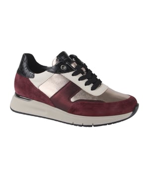 
Gabor 76.445.95  sneakers dames in de kleur rood materiaal suède maat 37 (4) binnenvoering Leer materiaal zool Rubber