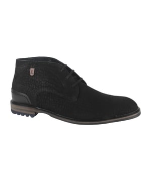 
Floris Van Bommel SFM-50159-10-01  veterboots gekleed heren in de kleur zwart materiaal suède maat 41 (7) binnenvoering Leer materiaal zool Rubber