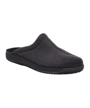 

     Artikel 2787 in kleur 90-Zwart is een prachtige zwarte pantoffel met open hiel, voor heren, van het merk Rohde. De zool is van rubber. De voetwijdte is G+.
    <BR>Rohde is een Duits merk en is wereldwijd marktleider op het gebied van pantoffels en sandalen. Rohde, opgericht in 1862, heeft een zeer uitgebreide collectie, kwalitatief hoogwaardige, pantoffels en sandalen maar ook schoenen en laarzen. Bij de productie maakt Rohde gebruik van zachte en soepele materialen. Mede hierdoor is het draagcomfort erg hoog. Bovendien is het schoeisel van Rohde licht in gewicht wat het draagcomfort ten goede komt. De decennia lange ervaring van Rohde is terug te vinden in de pasvorm van de pantoffels, slippers, sandalen, schoenen en laarzen.
    
    