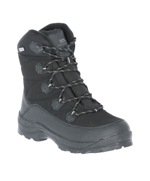 
Heren sneeuwschoen. Oliebestendige niet-markerende zool. Quilt effect steeklijnen. Warme fleece voering. Waterdicht en ademend. Boven: PU, textiel, Voering: vlies, waterdicht membraan, Buitenzool: rubber.