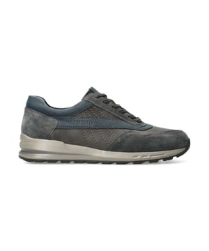 
BARTH by MEPHISTO: Deze trendy sneaker is ideaal voor diverse gelegenheden. De voering is van leer met een vleugje textiel voor een gezonde voethygiëne. Deze herensneaker met metallic look is gemaakt van suède met inzetstukken van glad generfd leer en generfd nubuckleer.
