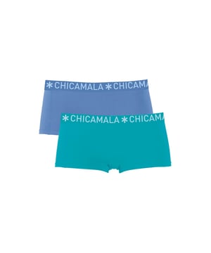 
Materiaal: 95% Cotton / 5% Elastane - 160 gram 
Wasinstructies: Wassen op 30 graden,Niet in de droger,Strijken op matig warme stand (2 stippen) Kleur: Blauw,Groen