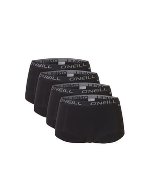 
Deze set van 4 O'Neill dames boxershorts biedt de perfecte combinatie van comfort en stijl. Dankzij de zachte stretchstof en de elastische waistband met bedrukt logo sluiten ze perfect aan op het lichaam. Het shortymodel met korte pijp zorgt voor extra bewegingsvrijheid en een fijne pasvorm.