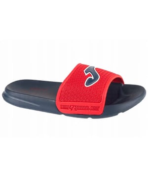 
Bovenstuk: Synthetisch. Voering: Synthetisch. Buitenzool: Rubber. Breed bandje. Vlakke. Ontwerp: Contrasterende kleur, Logo, Effen. Teenstijl: Open. Sluiting: Slip-on.