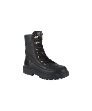 
Twins 325681-189W6  veterboots meisjes in de kleur zwart materiaal leer maat 31 binnenvoering Leer materiaal zool Rubber