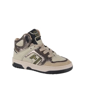 
HIP Shoe Style H1140-D  veterboots meisjes in de kleur beige materiaal suède maat 27 binnenvoering Leer materiaal zool Rubber