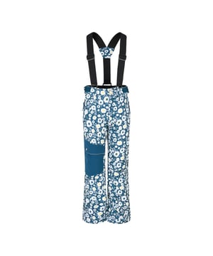 
100% gerecycleerd polyester. Zakken: 1 dijbeenzak, 1 achterzak, klepsluiting. Taillelijn: Verstelbaar. Verstelbare bretels, Gearticuleerde knie, Vergrotende manchet, Gewatteerd, Reflecterend detail, Sneeuwvangers, Getapete naden. Stof Technologie: ARED 20/30, Hoge Warmte, PFC Vrij, PFOA Vrij, PFOS Vrij, Stretch, Waterafstotend, Waterdicht. Sluiting: Knoop, Ritsgat. Ontwerp: Madeliefje. Voering: Fleece. Zoom: Groei Manchet, Verstevigd, Band omhoog.