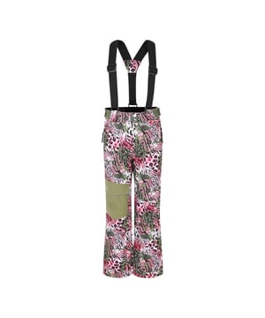 
100% gerecycleerd polyester. Stof: Rekken. Zakken: 1 dijbeenzak, 1 achterzak, klepsluiting. Taillelijn: Verstelbaar. Verstelbare bretels, Gearticuleerde knie, Vergrotende manchet, Gewatteerd, Reflecterend detail, Sneeuwvangers, Getapete naden. Stof Technologie: ARED 20/30, Ademend, Hoge Warmte, PFC Vrij, PFOA Vrij, PFOS Vrij, Waterafstotend, Waterdicht. Voering: Fleece. Ontwerp: Luipaardprint. Zoom: Verstevigd, Band omhoog. Duurzaamheid: Duurzame materialen.