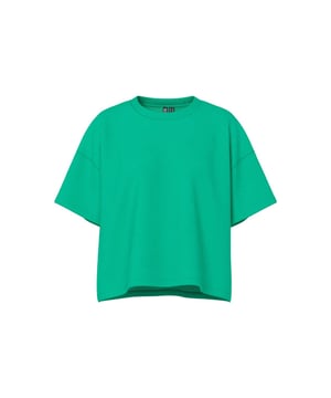 
De sweatstof T-shirts van Pieces zijn een ideale keuze voor wie houdt van comfortabele en relaxte loungewear. Dit effen dames T-shirt heeft een ronde hals, een loose fit en is gemaakt van zachte jersey met een mix van katoen en gerecycled polyester. Perfect voor een casual dag thuis of een ontspannen look onderweg.
