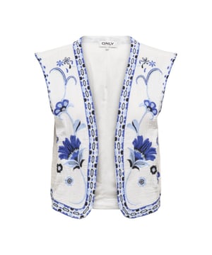 
De perfecte finishing touch voor elke outfit: de wit dessin gilet voor dames van het merk Only. Gemaakt van 100% biologisch katoen, voelt deze gilet niet alleen heerlijk zacht aan, maar is het ook een duurzame keuze. Het dessin van deze gilet is een prachtige toevoeging aan elke outfit, met zijn speelse patroon in witte tinten. Door de klassieke pasvorm en de knoopsluiting is deze gilet zowel stijlvol als comfortabel. Draag hem open over een basic top of knoop hem dicht voor een meer geklede look. Een onmisbaar item in jouw kledingkast! Bestel nu jouw wit dessin gilet van Only  en laat jouw outfit stralen.