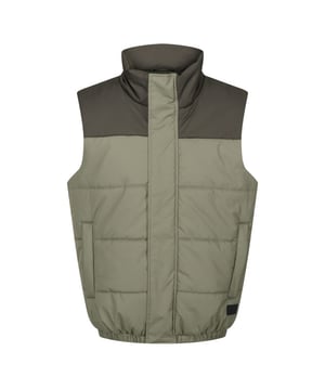 
100% Polyester. Stof: gewafeld, micro-popeline, synthetisch dons. Ontwerp: Contrast, Logo. Stof Technologie: Isolerend, Warmloft, Weerbestendig. Mouwtype: Mouwloos. Halslijn: Staande Kraag. Zakken: 2 onderste zakken, gevoerd, 1 binnenzak, rits. Bevestiging: Volledige ritssluiting, Stud. Duurzaamheid: Gemaakt van gerecycled materiaal. S: 38 in. M: 40 in. L: 42 in. XL: 44 in. XXL: 48 in. 3XL: 51 in.