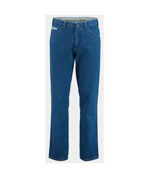 
Meyer Flatfront Jeans Blauw DUBLIN Art.1-4174 1271417400/16 met artikelcode1271417400/16 .  van het materiaal 76% Katoen / 22% Polyester / 2% Elastaan. Extra specificaties: , , , , kleur Blauw.