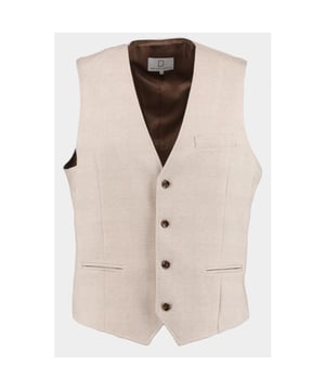 
Born With Appetite Gilet Beige KRIS waistcoat BWA24111KR37/820 sand met artikelcodeBWA24111KR37/820 sand .  van het materiaal 63,3% Polyester / 21,4% Viscose / 9,3% Elastaan / 6% Polyamide. Extra specificaties: , , , , kleur Beige.