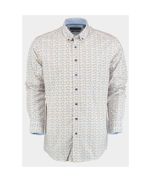 
R.B. Boston Casual hemd lange mouw Bruin Regular Fit Cotton 427670/606 met artikelcode427670/606 .  van het materiaal 100% Katoen. Extra specificaties: , , , , kleur Bruin.